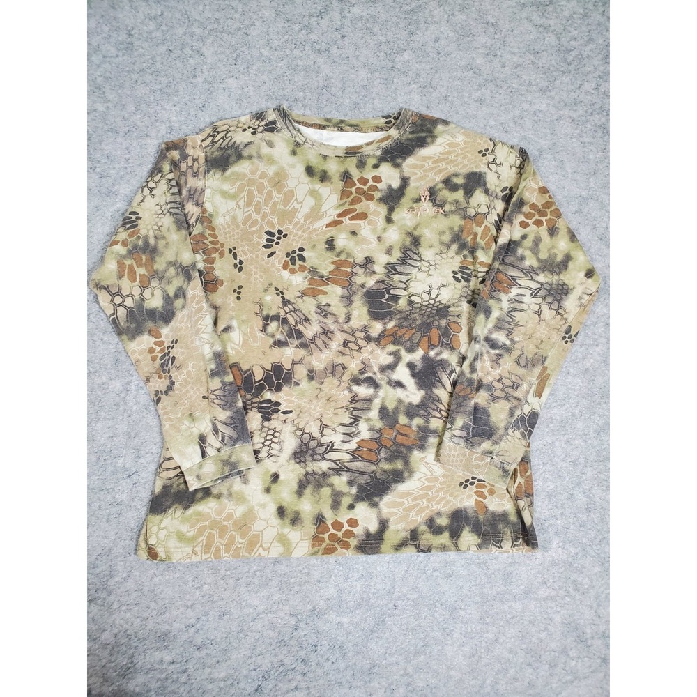 Kryptek Highlander Camo Shirt Mens XL Battlefield Tactical Long Sleeve